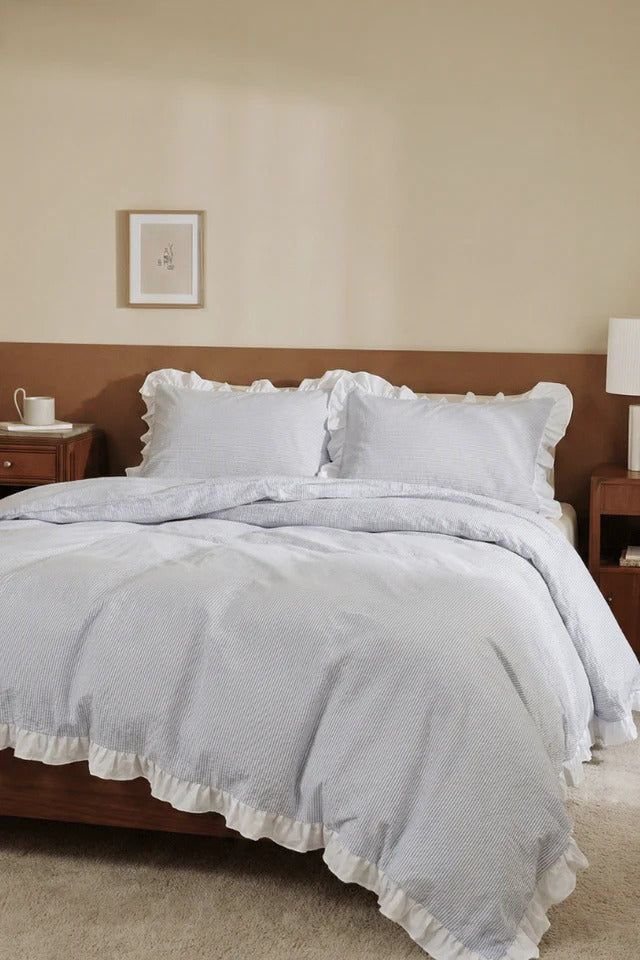 Ruffle Duvet Cotton Bedset