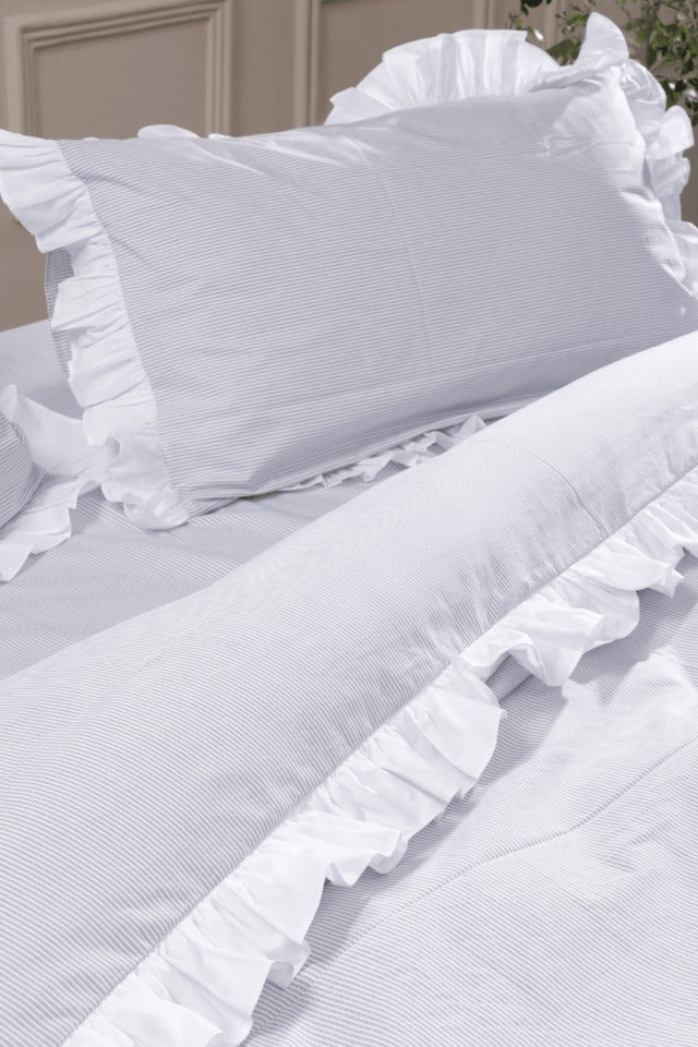 Ruffle Duvet Cotton Bedset